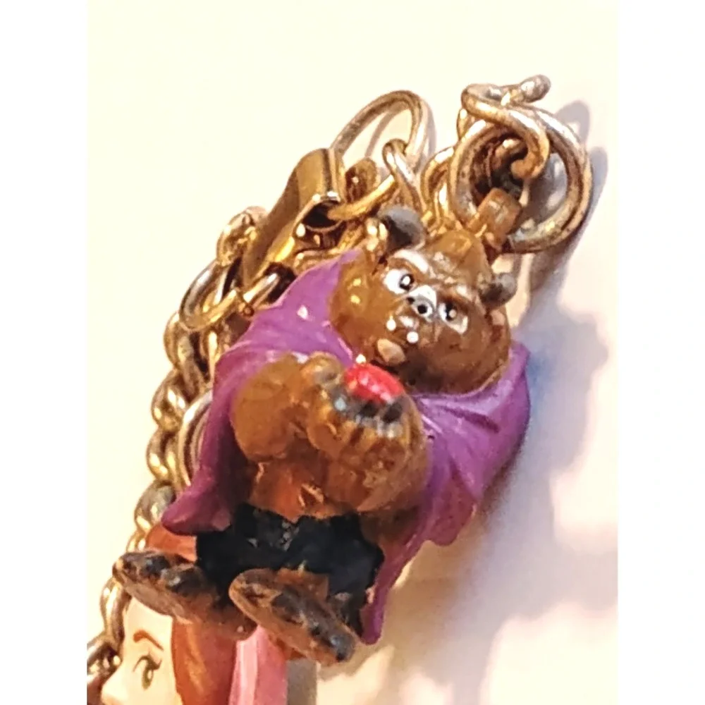 RARE Vintage 1991 Beauty and the Beast Disney Bracelet Kidcore Deadstock Retro
